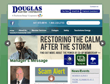 Tablet Screenshot of douglaselectric.com